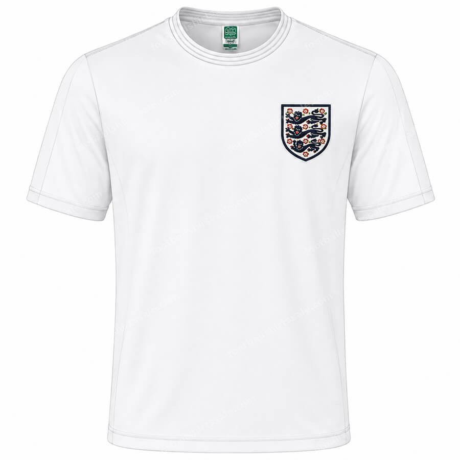 England Retro Home Football Shirt 1966