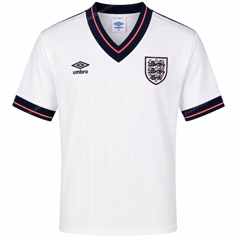 Retro England Home Football Shirt 1986