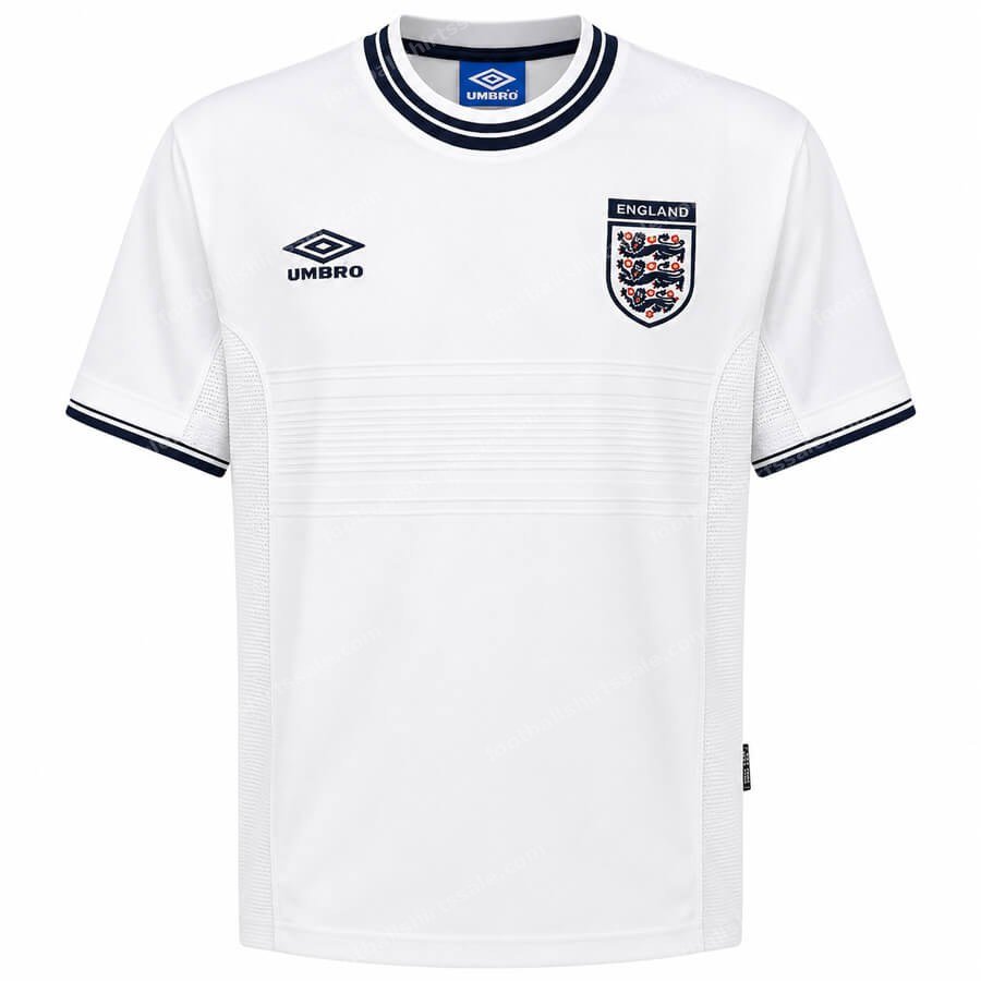 England Retro Home Football Shirt 2000