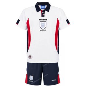 Retro England Home Kids Football Kit 1998