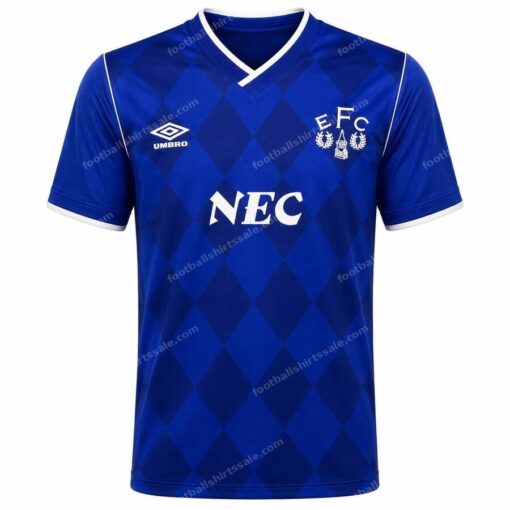 Retro Everton Home Shirt 86 87
