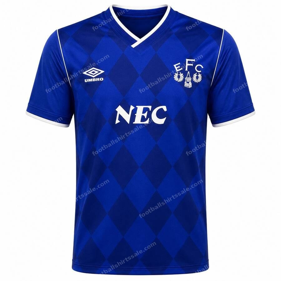 Retro Everton Home Shirt 86 87