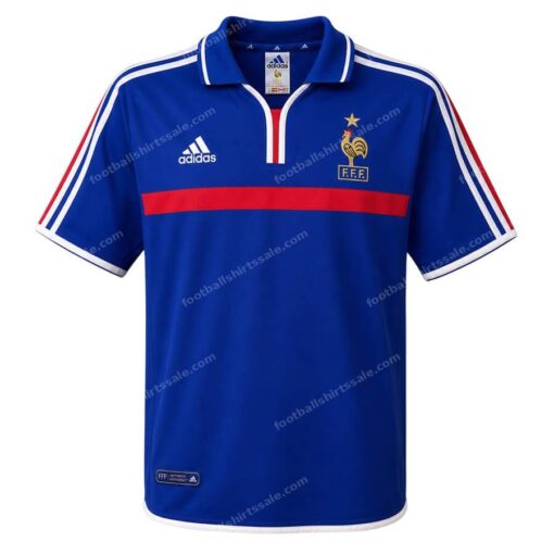Retro France Home Football Shirt 2000