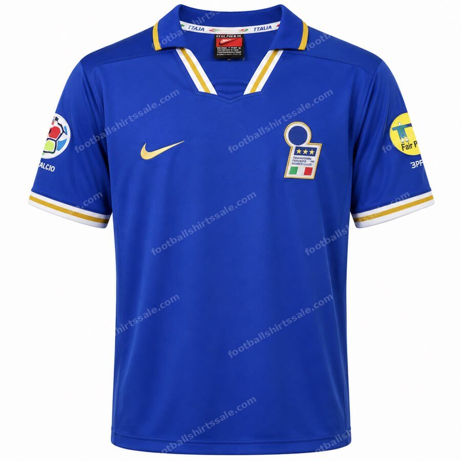 Italy Retro Home Football Shirt 1996