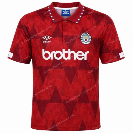 Manchester City Retro Away Football Shirt 91/92