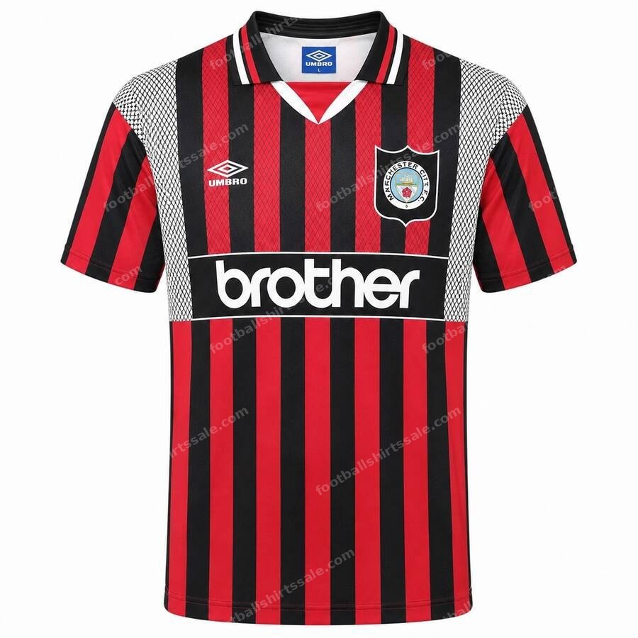 Manchester City Retro Away Football Shirt 94/95