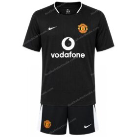 Retro Manchester United Away Kids Kit 03 04