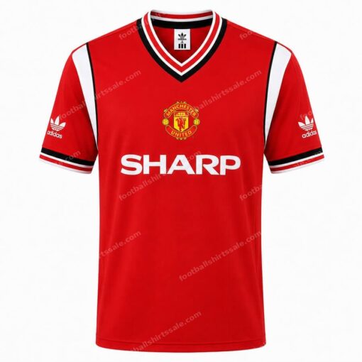 Retro Manchester United Home Shirt 85 86