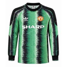 Retro Manchester United Home Goalkeeper Football Shirt 1990