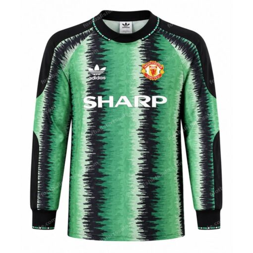 Retro Manchester United Home Goalkeeper Football Shirt 1990