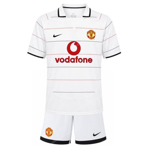 Retro Manchester United Third Kids Kit 03 04