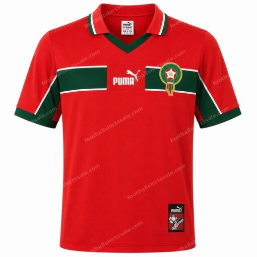 Morocco Retro Home Football Shirt 1998