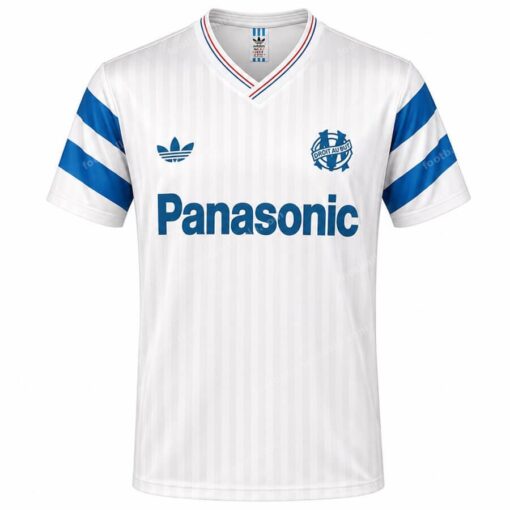 Retro Olympique Marseille Home Shirt 89 91