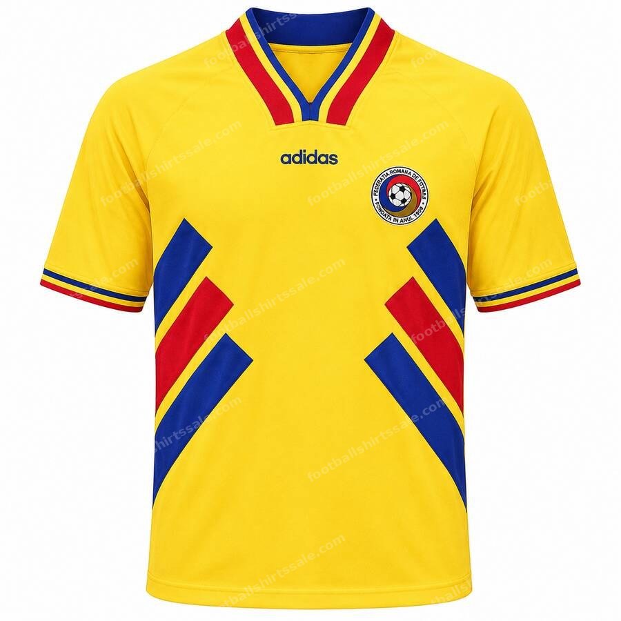 Romania Retro Home Football Shirt 1994
