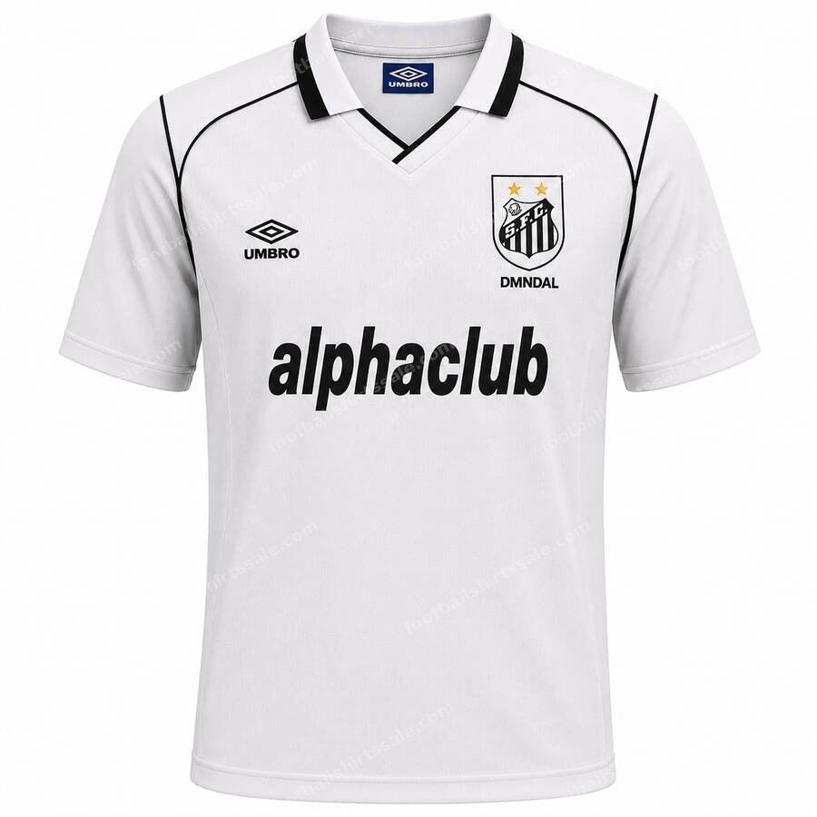Santos Retro Home Football Shirt 01/02