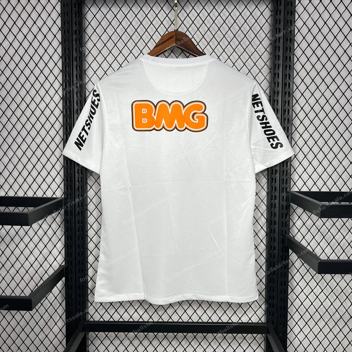 2011/2012 Retro Santos White Football Shirt - Image 3