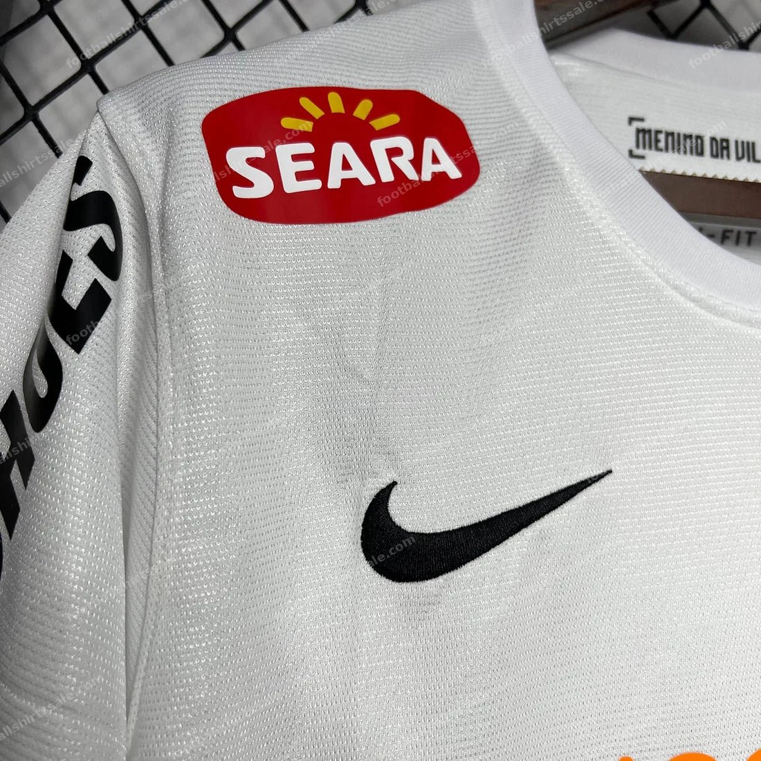 2011/2012 Retro Santos White Football Shirt - Image 4