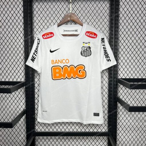 2011/2012 Retro Santos White Football Shirt