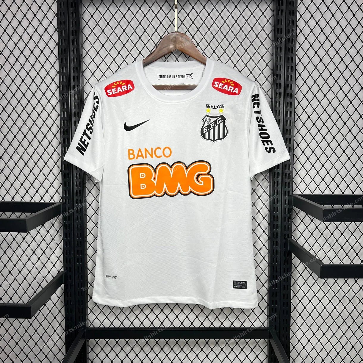 2011/2012 Retro Santos White Football Shirt
