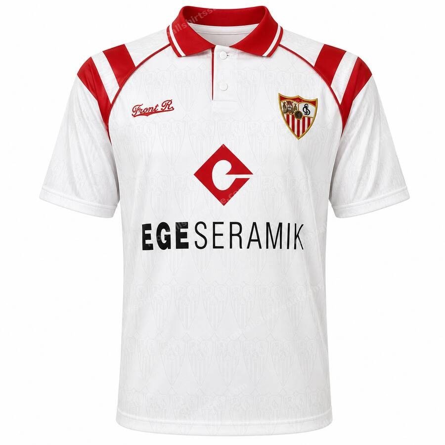 Sevilla Retro Home Football Shirt 92/93
