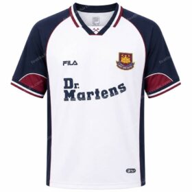 West Ham United Retro Away Football Shirt 99/01