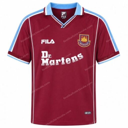 West Ham United Retro Home Football Shirt 99/01