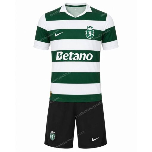 Sporting Lisbon Home Kids Football Kit