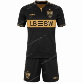 Stuttgart Goalkeeper Black Kids Football Kit
