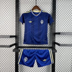 2026 Sweden Away World Cup Football Jersey Kids Size