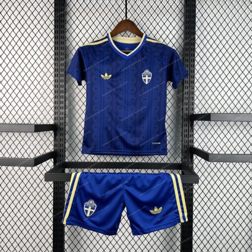 2026 Sweden Away World Cup Football Jersey Kids Size