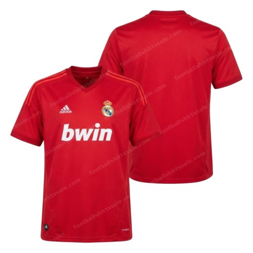 Real Madrid Retro Third Football Shirt 11/12 Front and Back View