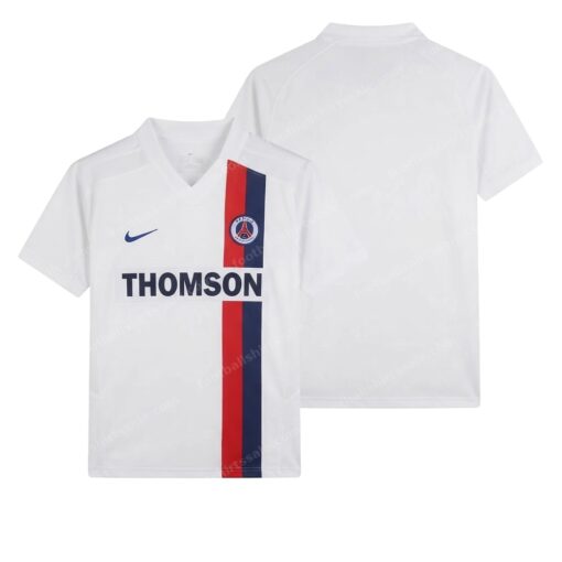 PSG Retro Away Football Shirt 02/03 Front and Back View