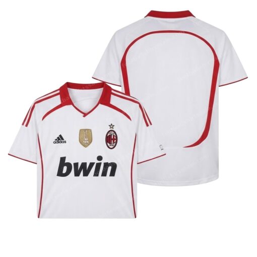 AC Milan Retro Away Football Shirt 06/07 Front and Back View