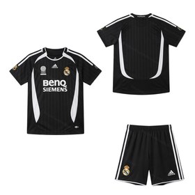 Real Madrid Retro Away Kids Football Kit 06/07