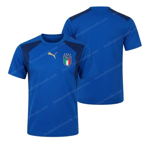 Italy Retro Home Football Shirt 2006 Front and Back View