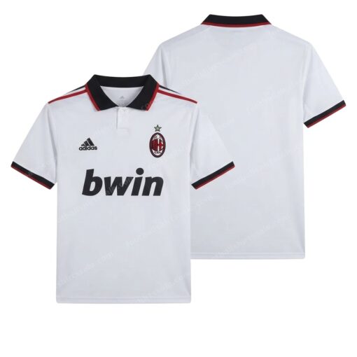 AC Milan Retro Away Football Shirt 09/10 Front and Back View