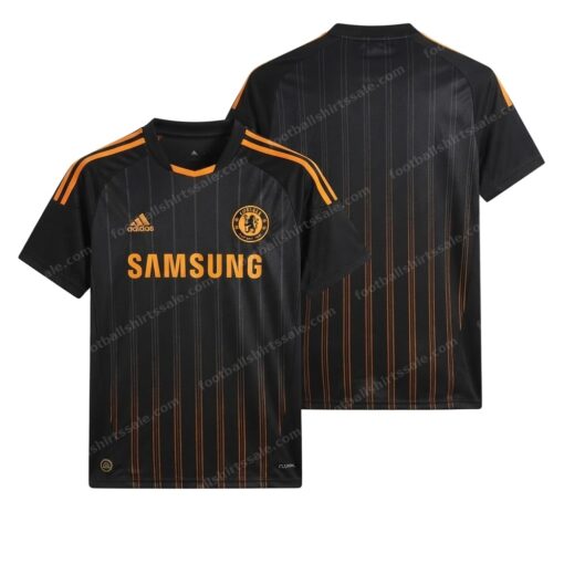 Chelsea Retro Third Football Shirt 10/11 Front and Back View