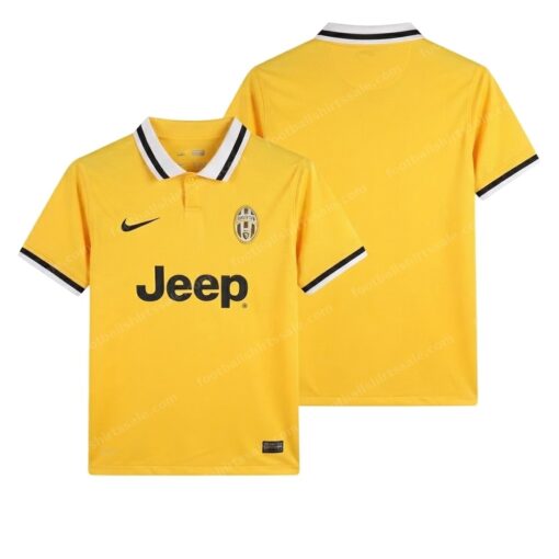 Juventus Retro Third Football Shirt 13/14 Front and Back View