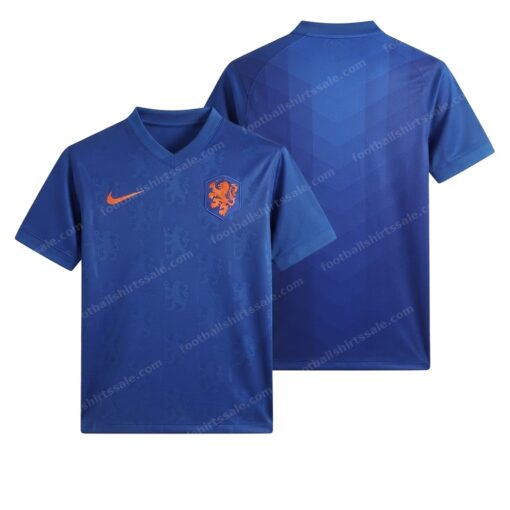 Netherlands Retro Away Football Shirt 2014 Front and Back View