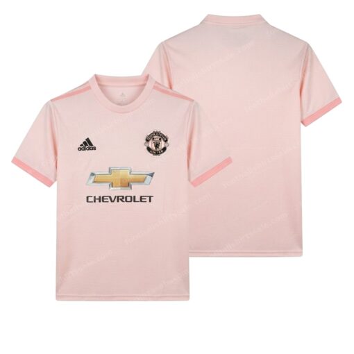 Manchester United Retro Away Football Shirt 18/19 Front and Back View