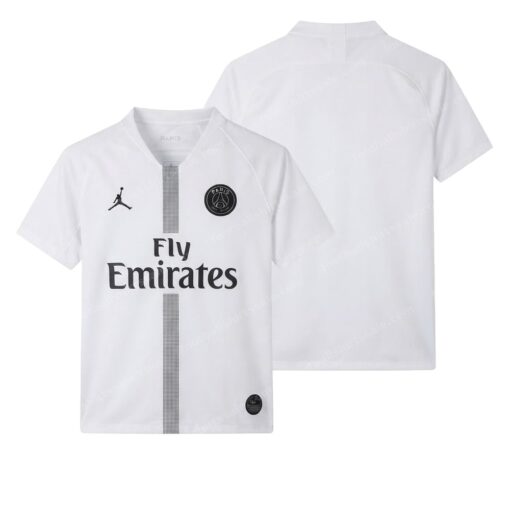 Paris Saint-Germain Retro Away Psg Football Shirt 18/19 Front and Back View
