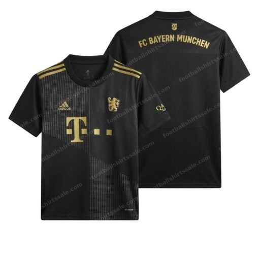 Bayern Munich Retro Away Football Shirt 21/22 Front and Back View