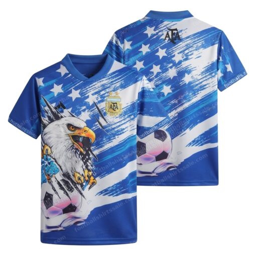 Argentina Special Edition Football Shirt 22/23 Front and Back View