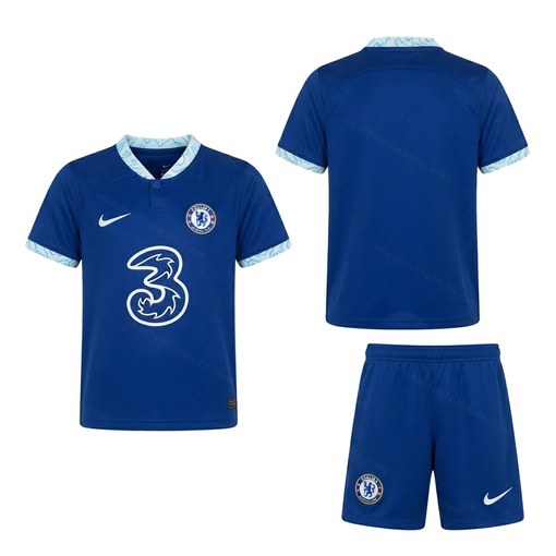 Chelsea Home Kids Football Kit 22/23