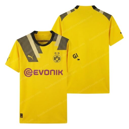 Dortmund Third Football Shirt 22/23 Front and Back View