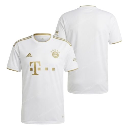 Bayern Munich Away Football Shirt 22/23 Front and Back View