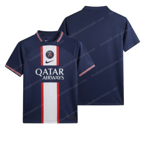 PSG Home Football Shirt 22/23 Front and Back View