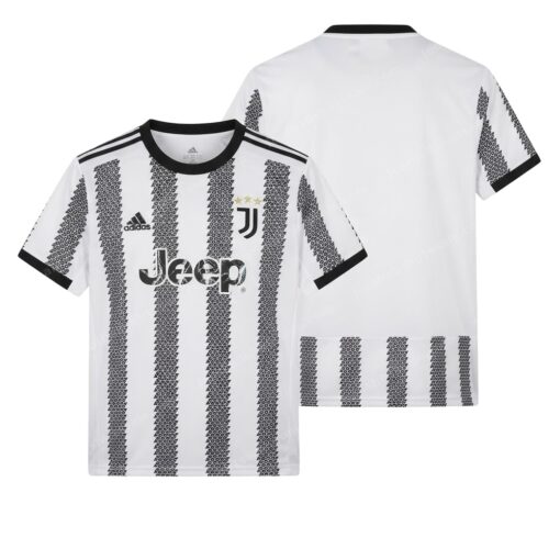 Juventus Home Football Shirt 22/23 Front and Back View