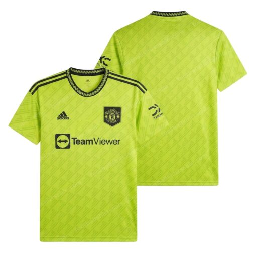 Manchester United Third Football Shirt 22/23 Front and Back View