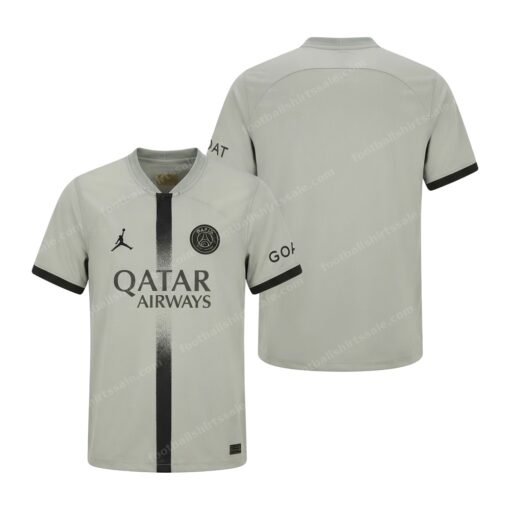 PSG Away Football Shirt 22/23 Front and Back View